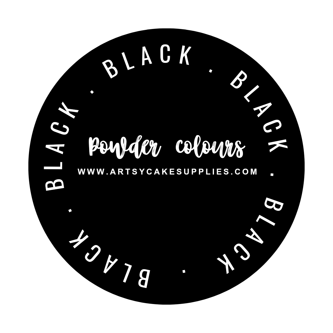 POWDER FOOD COLOURING BLACK Artsy Cake Supplies