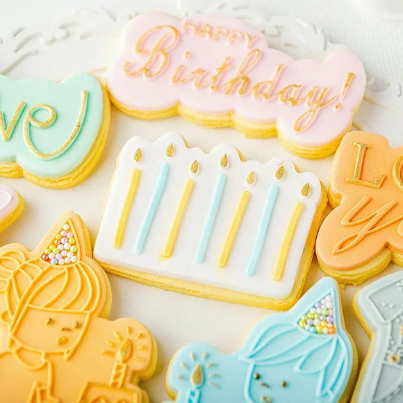 Birthday Candles Cookie Cutter Set