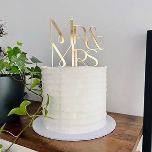 Mr & Mrs Cake Topper 3