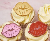 Valentine's cupcake charm- LIPS