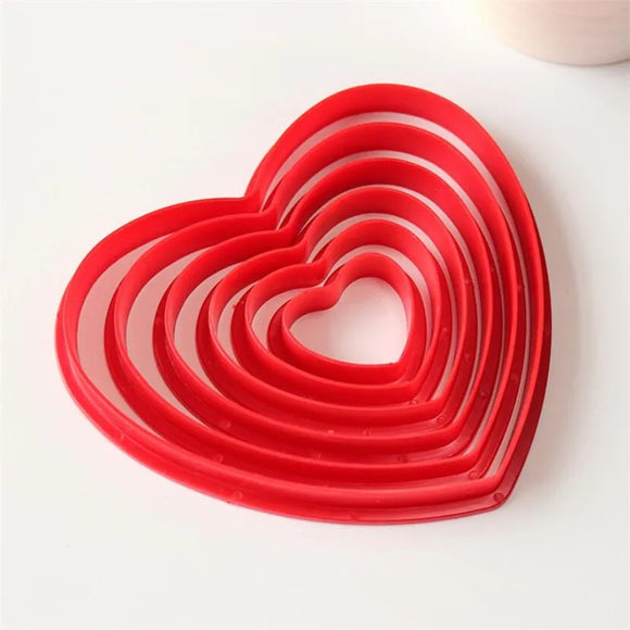 HEART CUTTER - 6pcs