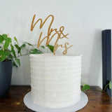 Mr & Mrs Cake Topper 2