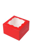 Bakery Box 4"*4"*2.5"- RED