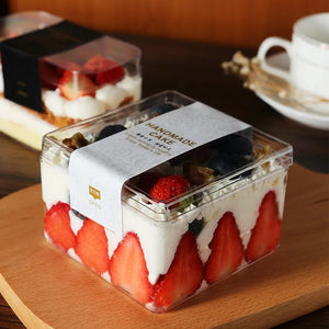 Square Transparent Dessert Container