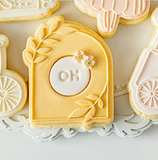 Arch w/ Florals Cookie Cutter and Embosser