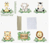 Baby Animal Cake & Cupcake Topper Set