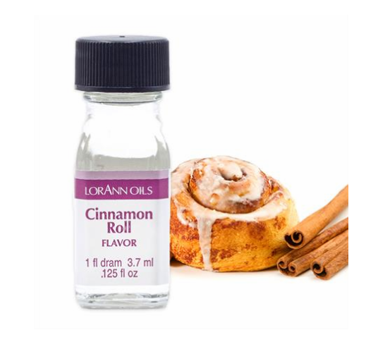 LORANN OILS Super Strength Flavour -CINNAMON ROLL- 1 dram