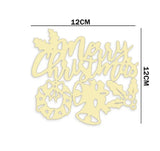 Christmas Cake Charm 2 - GOLD