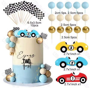 Race Car Cake Topper Set