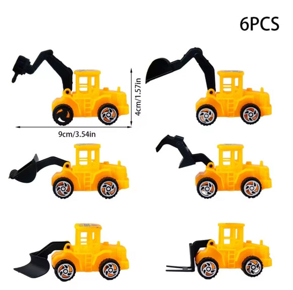 Tractor Set - 6 pcs