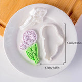 Flower cutter and embosser set- VIOLET