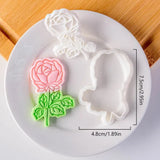 Flower cutter and embosser set- ROSE