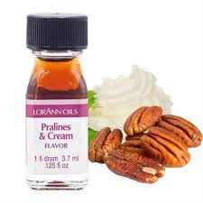 LORANN OILS Super Strength Flavours - PRALINES & CREAM FLAVOR 1 dram