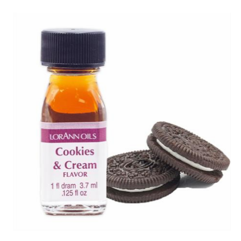 LORANN OILS Super Strength Flavour -COOKIES & CREAM- 1 dram