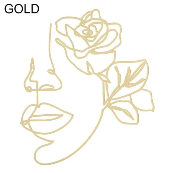 Cake Topper - FACE 5- GOLD