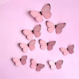 Pink Paper Butterflies