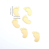 Baby Feet Acrylic Charm- (6)