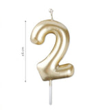 Number Candle - GOLD
