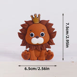 Jungle Animals Cake Topper Set