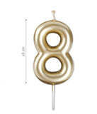 Number Candle - GOLD