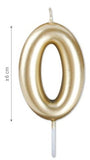 Number Candle - GOLD