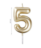 Number Candle - GOLD