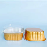 Mini Square Pan w/ lid- (10pcs) 300ml (10oz)