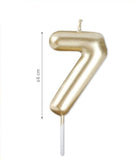 Number Candle - GOLD