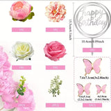 Flower Cake Topper Set