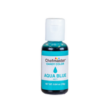 CHEFMASTER OIL CANDY COLOR AQUA BLUE - 1oz