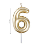 Number Candle - GOLD