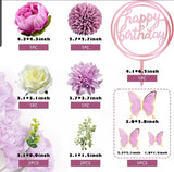 Flower Cake Topper Set