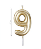 Number Candle - GOLD