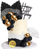 Paper Fan Cake Topper Set