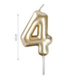 Number Candle - GOLD