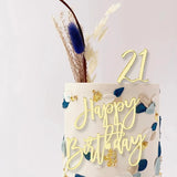 CAKE CHARMS- HAPPY BIRTHDAY 21