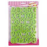 34pcs Uppercase Letter Cutter Set