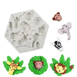 Jungle Animals Silicone Mold