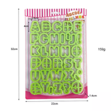 34pcs Uppercase Letter Cutter Set