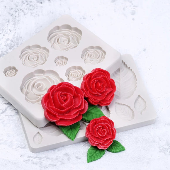 Multi Rose Silicone mold