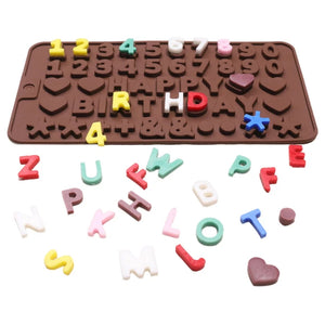 Chocolate Alphabet Mold 2