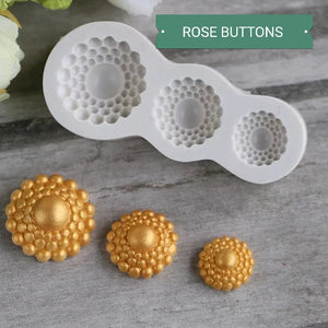 Rose Buttons Mold