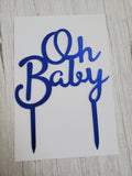 Oh Baby Acrylic Topper