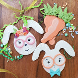 Floppy Ear Bunny and Carrot Cutter Set