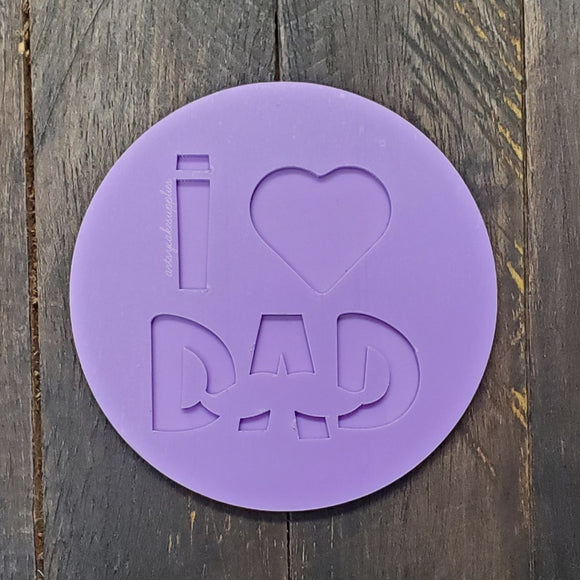 Fondant Embosser - i 💙 DAD