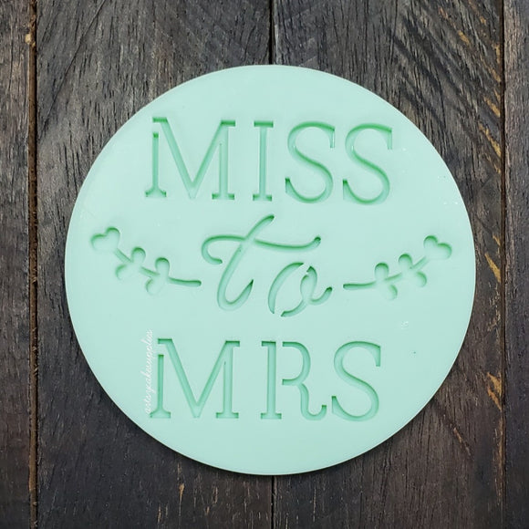 Fondant Embosser - MISS to MRS