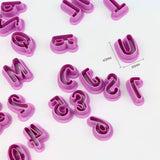 Alphabet and number cutter set