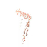 Happy Birthday Acrylic Topper- FLOATING