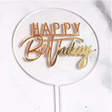 Happy Birthday Acrylic Topper 4