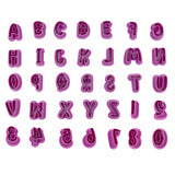 Alphabet and number cutter set